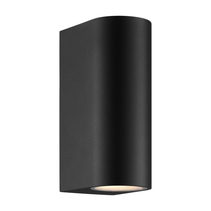 Dion dobbel vegglampe utendørs opp/ned IP44-Utebelysning vegg opp og ned-Nordlux-Svart-2518021003-Lightup.no