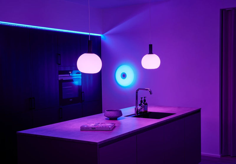 Djay smart color taklampe m/høyttaler IP44 21W - Hvit-Taklamper-Nordlux-2110886101-Lightup.no