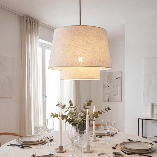 Doble takpendel Ø48-Takpendler-Aneta Lighting-Krom/Beige-25187-20-02-Lightup.no