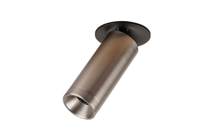 Domino mini innebygd spot 4,9W 2700 kelvin - Dimbar-Downlight 230V-Antidark-Matt aluminium-2-260-323-8-Lightup.no