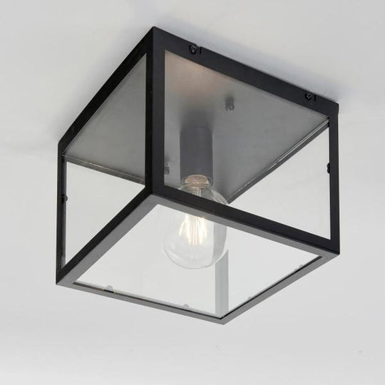 Dovre taklampe 25x25, Svart-Taklamper-Ms - belysning-Svart-9400302521-Lightup.no