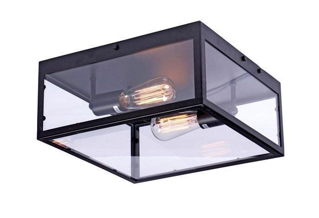 Dovre taklampe 36x36cm - Svart-Taklamper-Ms - belysning-Svart-9400302621-Lightup.no