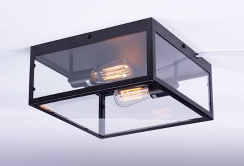Dovre taklampe 36x36cm - Svart-Taklamper-Ms - belysning-9400302621-Lightup.no