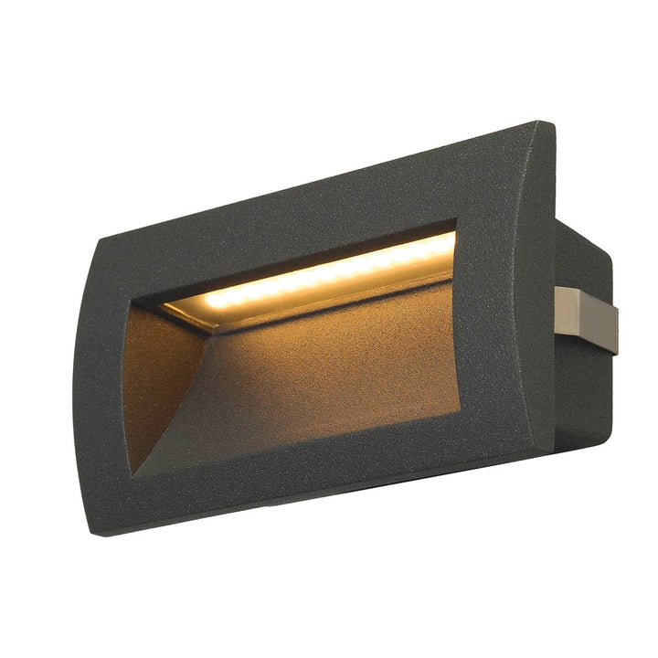 Downunder M innfelt vegglampe utendørs 4W 3000 Kelvin IP55-Utebelysning vegg opp og ned-Slv-Antrasitt-slv-233625-Lightup.no