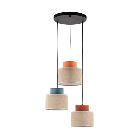 Duo takpendel 3-lys-Takpendler-TK Lighting-Flerfarget-TK-2759-Lightup.no