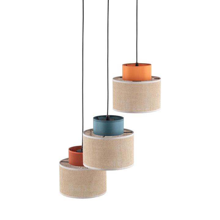 Duo takpendel 3-lys-Takpendler-TK Lighting-Flerfarget-TK-2759-Lightup.no