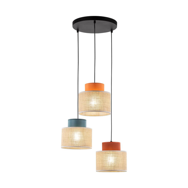 Duo takpendel 3-lys-Takpendler-TK Lighting-Flerfarget-TK-2759-Lightup.no