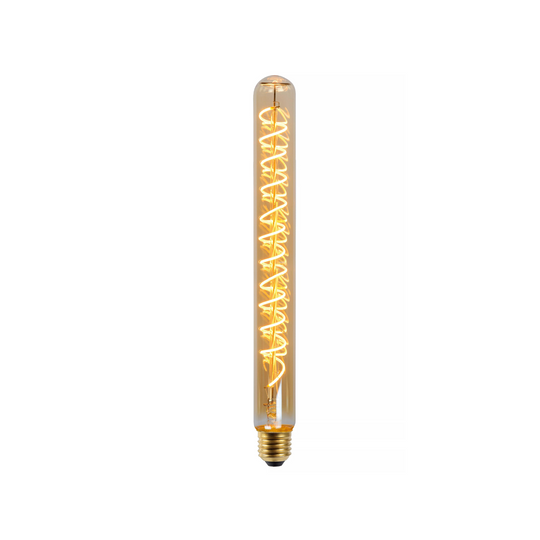 E27 Filament lyspære T32 30 cm 2200 Kelvin 5W Dimbar-LED-pære E27 sokkel-Lucide-Amber-LC49035/30/62-Lightup.no