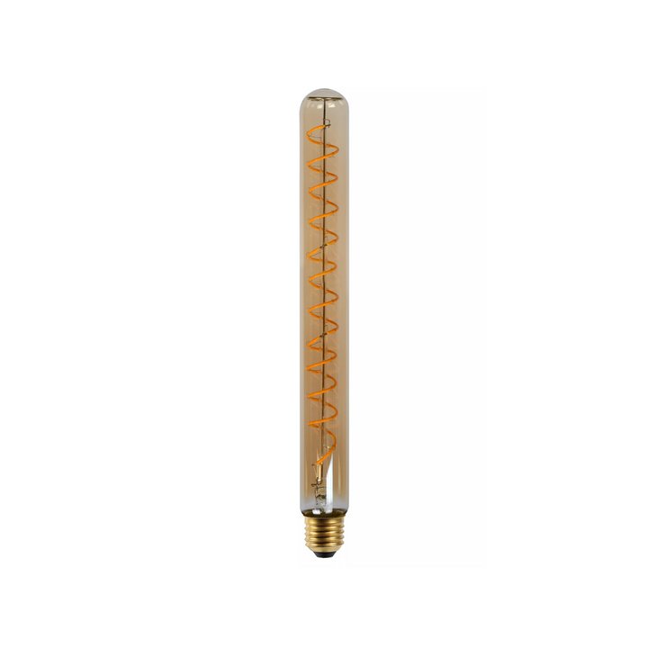 E27 Filament lyspære T32 30 cm 2200 Kelvin 5W Dimbar-LED-pære E27 sokkel-Lucide-Amber-LC49035/30/62-Lightup.no