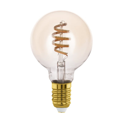 E27 G80 smart connect.z lyspære filament 4,9W 2200-6500K - Amber-Smartpærer E27-Eglo-12243-Lightup.no