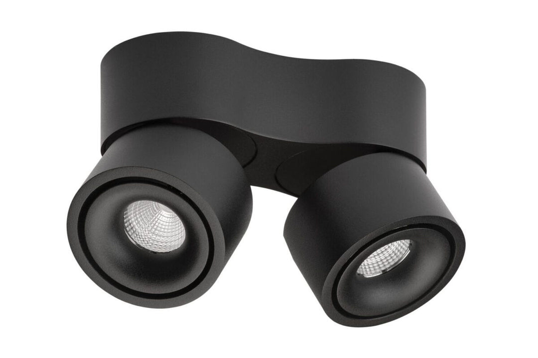 Easy mini W275 Double takspot Hull til ledning - Svart - 2-215-10-20 - Lightup.no