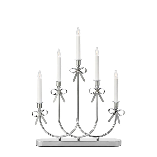 Eira adventsstake 5-lys-Julebelysning adventsstake-Marksløjd-Krom-Mrk-706565-Lightup.no