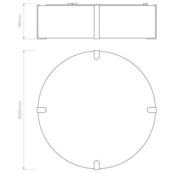 Elba Round 450 taklampe-Taklamper-Astro Lighting-Hvit-Asg__5042001+1462002-Lightup.no