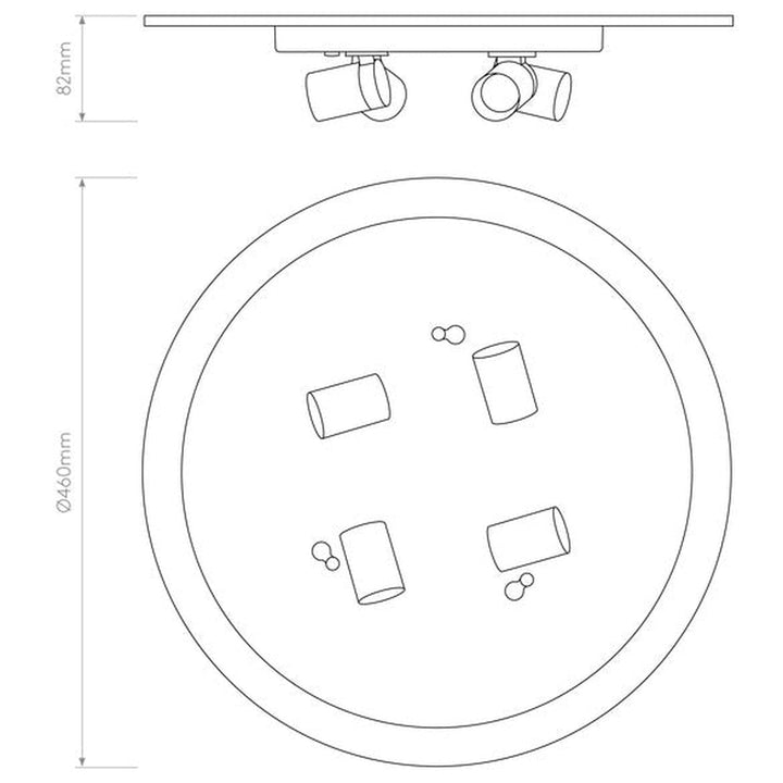 Elba Square 500 taklampe-Taklamper-Astro Lighting-Hvit-Asg__5042009+1462003-Lightup.no