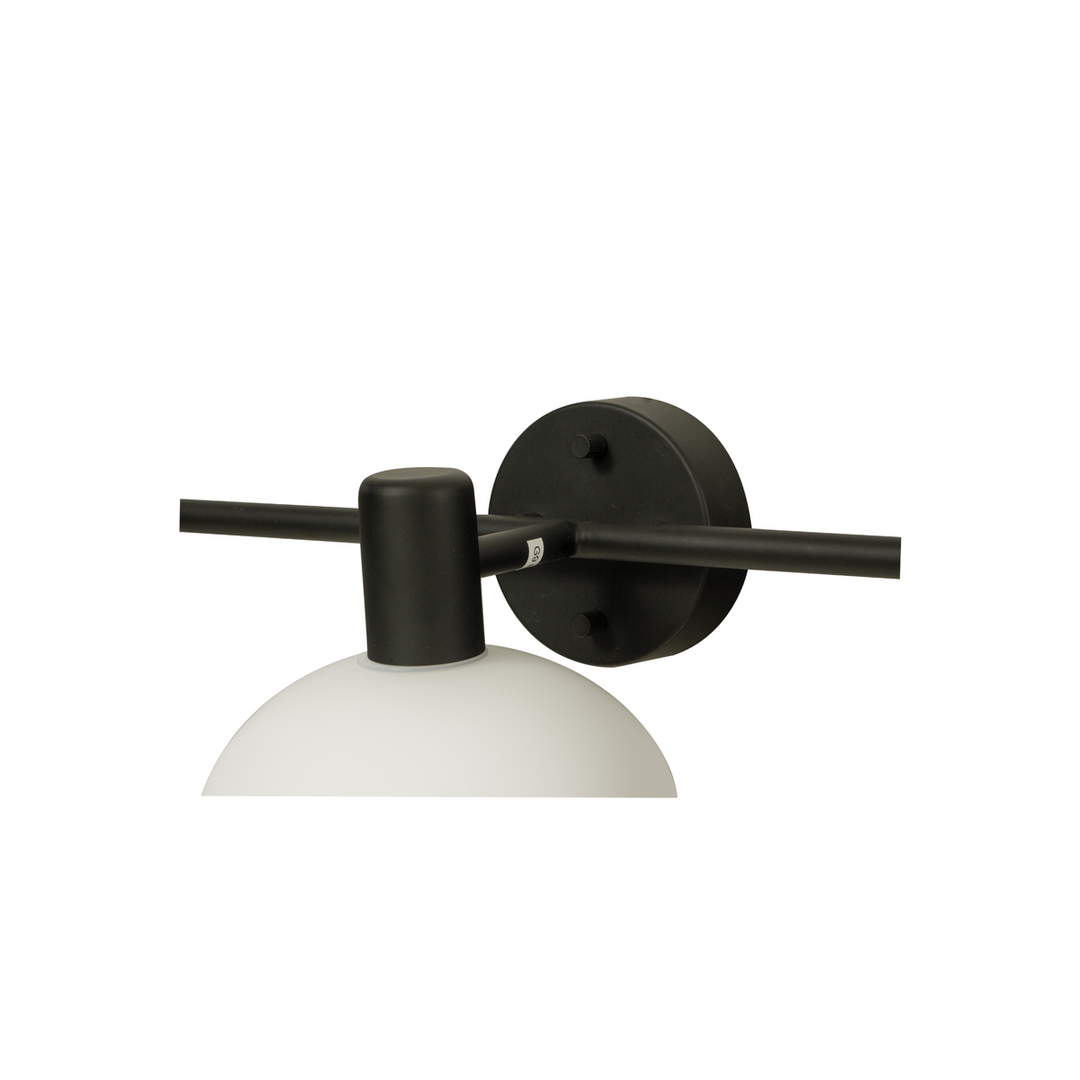 Elba Vegglampe 3 lys IP44/IP23-Baderomsbelysning vegglamper-Aneta Lighting-Svart/Hvit-10303-15-Lightup.no