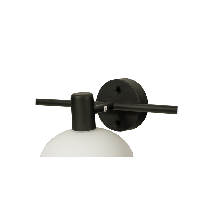 Elba Vegglampe 3 lys IP44/IP23-Baderomsbelysning vegglamper-Aneta Lighting-Svart/Hvit-10303-15-Lightup.no