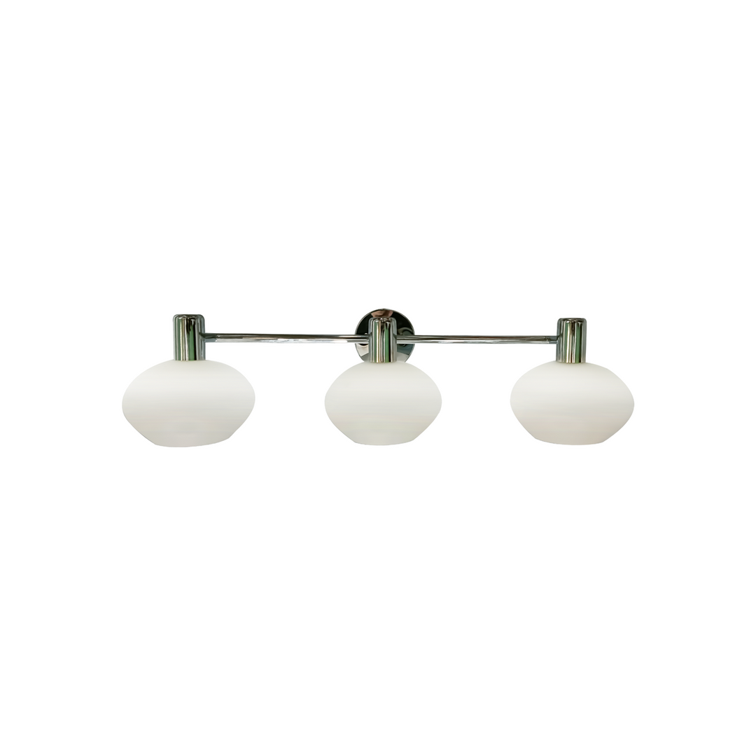 Elba Vegglampe 3 lys IP44/IP23-Baderomsbelysning vegglamper-Aneta Lighting-Krom/Hvit-10303-20-Lightup.no