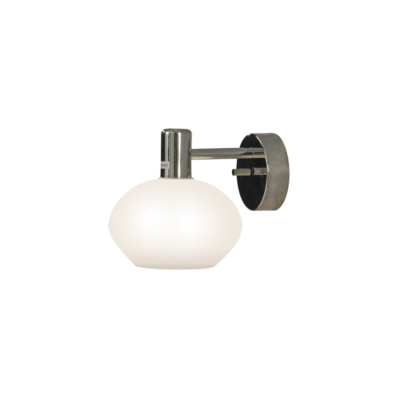 Elba Vegglampe IP44/IP23-Baderomsbelysning vegglamper-Aneta Lighting-Krom/Hvit-10301-20-Lightup.no