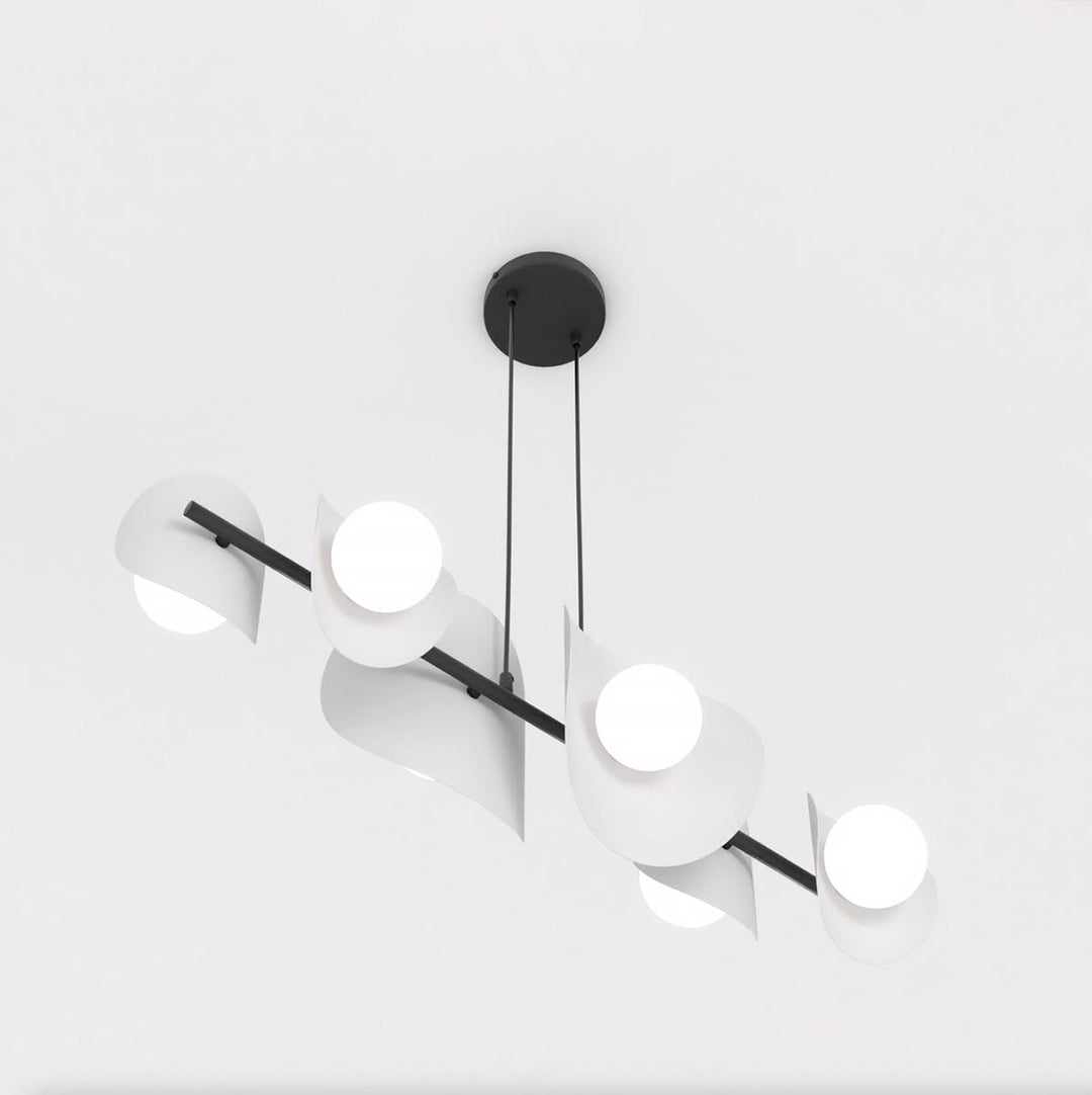 Elementi takpendel 6-lys-Takpendler-Emibig-Svart-1491/6-Lightup.no