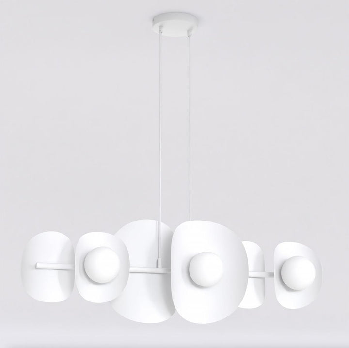 Elementi takpendel 6-lys-Takpendler-Emibig-Hvit-1492/6-Lightup.no