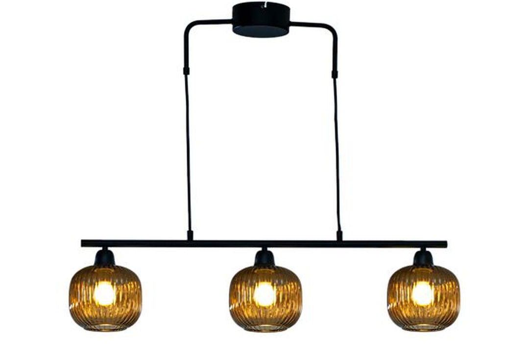 Elin takpendel-Takpendler-Aneta Lighting-Svart / Brun-25022-15-16-Lightup.no