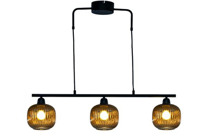 Elin takpendel-Takpendler-Aneta Lighting-Svart / Brun-25022-15-16-Lightup.no