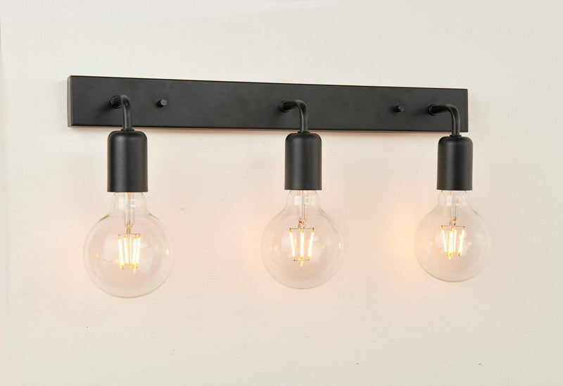 Eliott Tripple vegglampe - Svart-Vegglamper-Ms - belysning-9400408421-Lightup.no