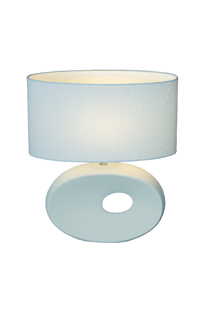 Ellipse bordlampe-Bordlamper-Aneta Lighting-Beige/Naturhvit-18330-02-00-Lightup.no