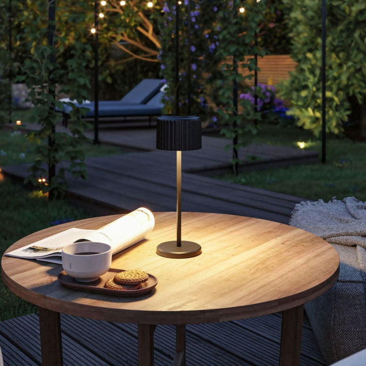 Else bordlampe oppladbar via USB eller solcelle 2700 Kelvin IP44-Bordlamper-Paulmann-Svart-Pl-94878-Lightup.no