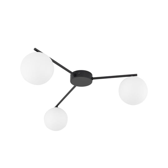 Elton taklampe 3-lys-Taklamper-TK Lighting-Svart-TK-10261-Lightup.no
