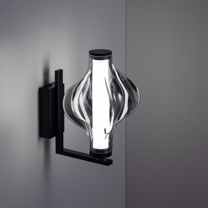 Elva vegglampe 8W 3000 Kelvin-Vegglamper-TK Lighting-Messing / Amber-TK-18218-Lightup.no