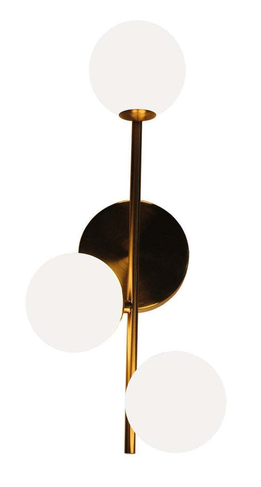 Emrik vegg/tak lampe - Messingfarget/Opal-Taklamper-NorDesign-Messing / Opal-63100306-Lightup.no