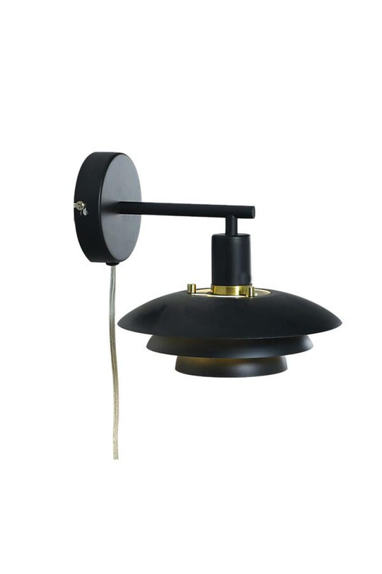 Epsilon vegglampe-Vegglamper-Aneta Lighting-Svart-20018-15-Lightup.no