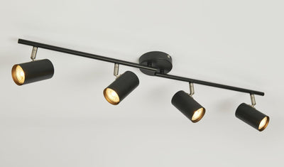 Era taklampe med 4 spotter - Svart-Taklamper-Ms - belysning-9400918221-Lightup.no