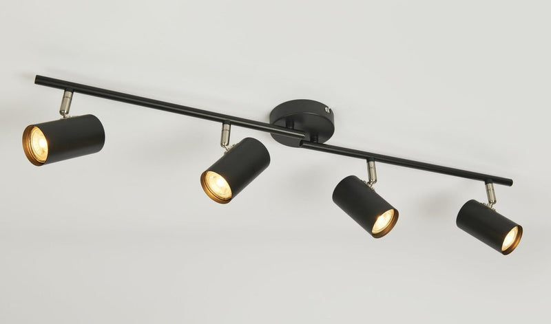 Era taklampe med 4 spotter - Svart-Taklamper-Ms - belysning-9400918221-Lightup.no