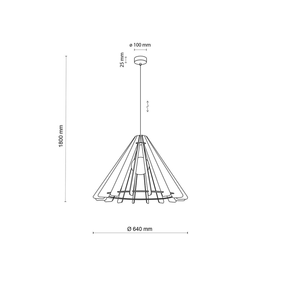 Eris takpendel 65 cm-Takpendler-TK Lighting-Natur-TK-6611-Lightup.no