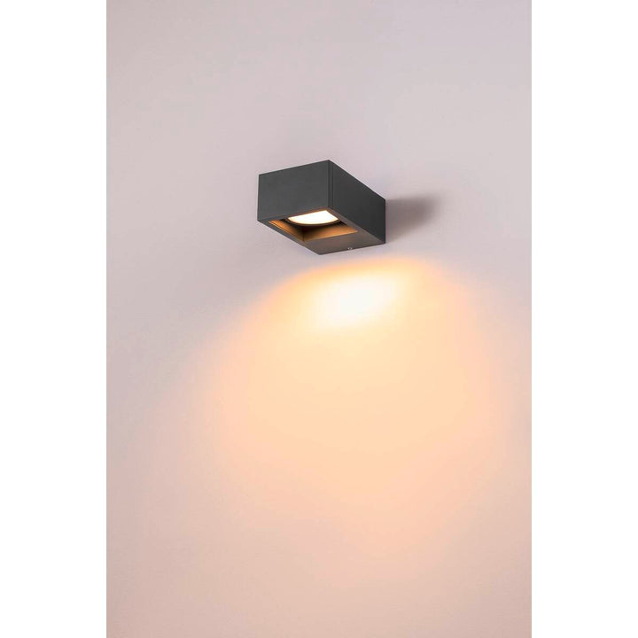 Eskina frame vegglampe utendørs 15W 3000/4000 Kelvin IP65 - dimbar-Utebelysning vegg opp og ned-Slv-Antrasitt-slv-1004747-Lightup.no
