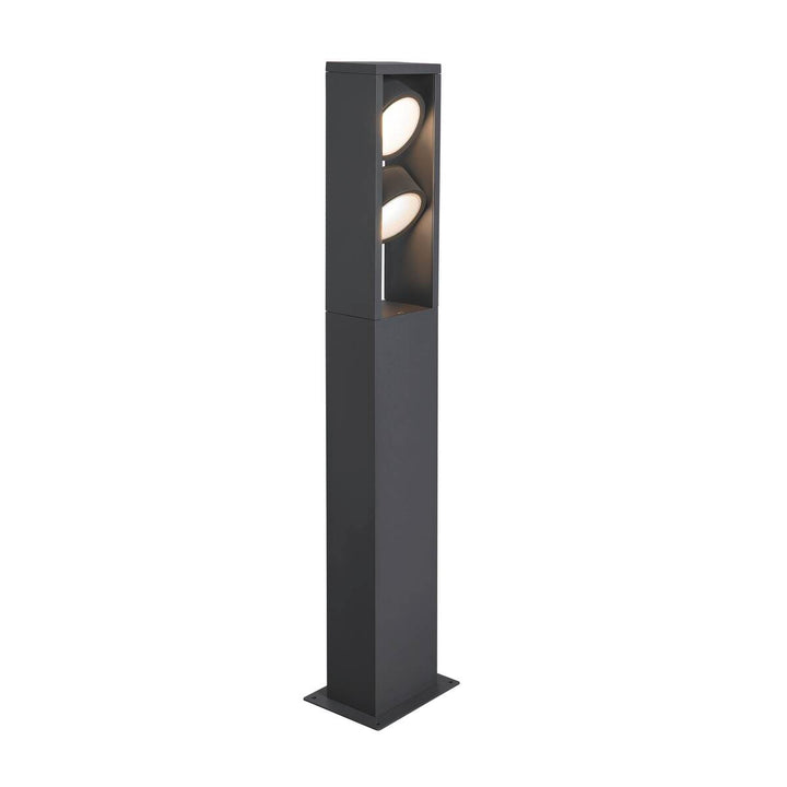 Eskina pullert 75 cm IP65 27W 3000/4000 Kelvin-Utebelysning pullert-Slv-Antrasitt-slv-1004751-Lightup.no