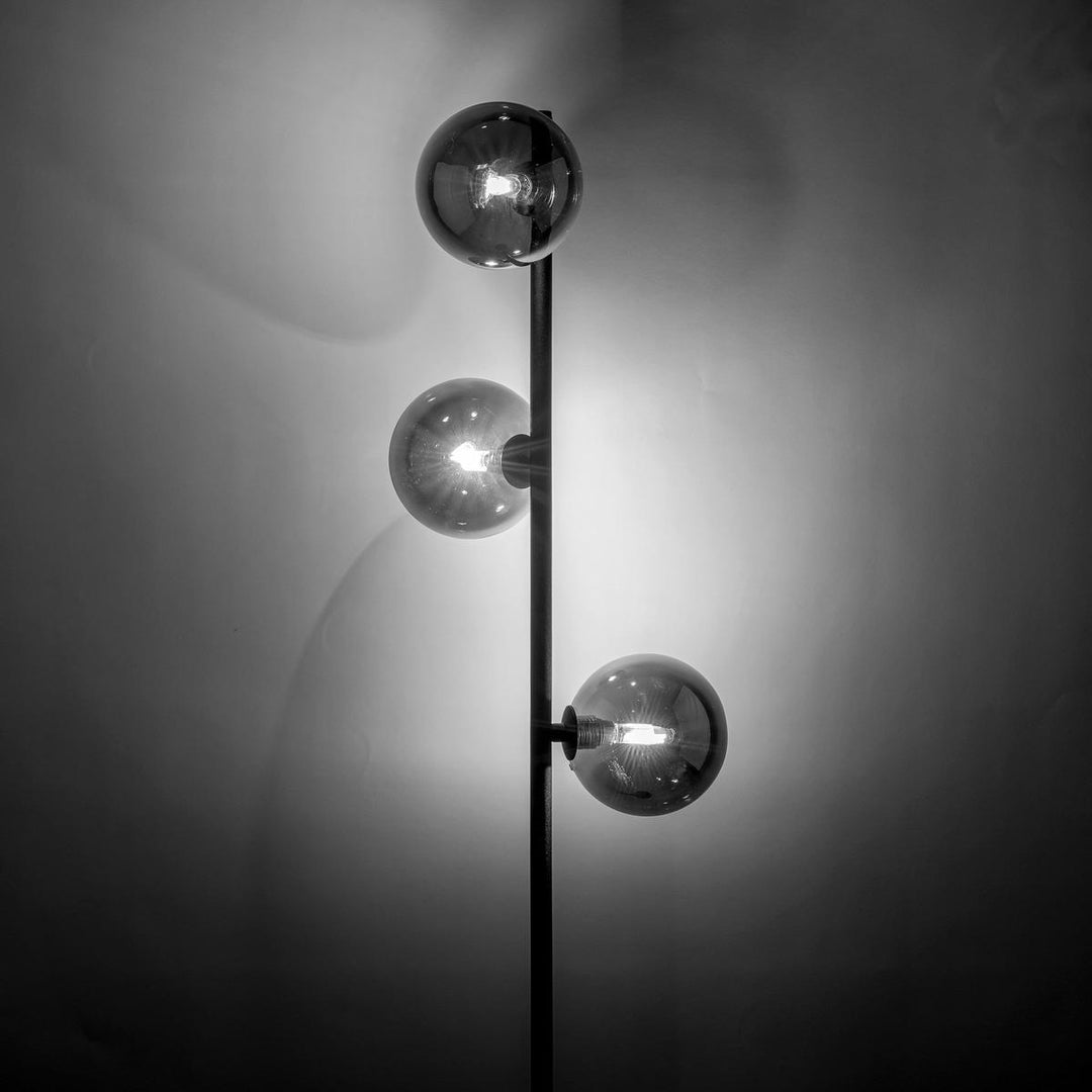 Estera gulvlampe 3-lys-Gulvlamper-TK Lighting-Røykfarget-TK-5717-Lightup.no