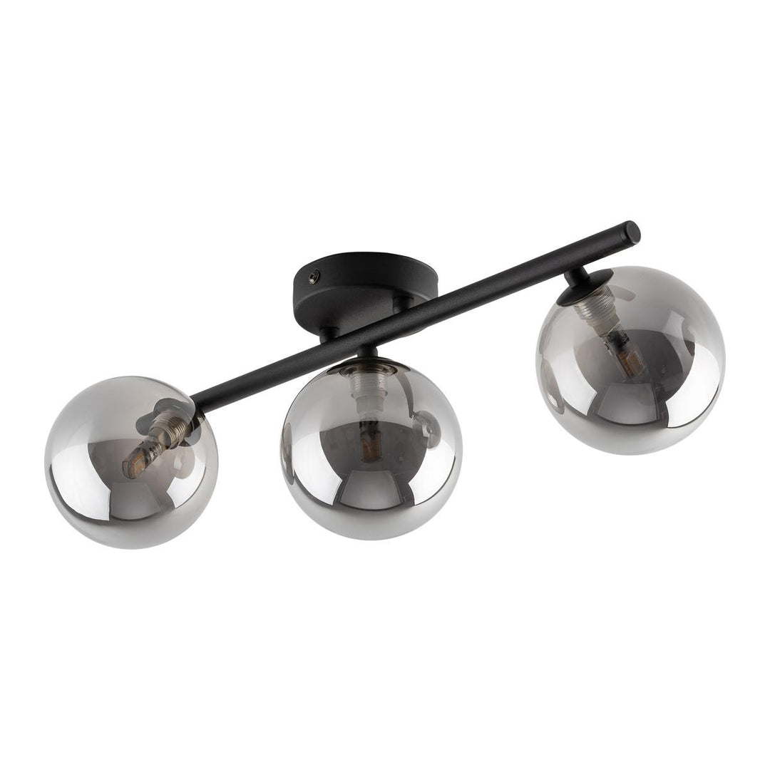 Estera taklampe 3-lys-Taklamper-TK Lighting-Røykfarget-TK-6855-Lightup.no