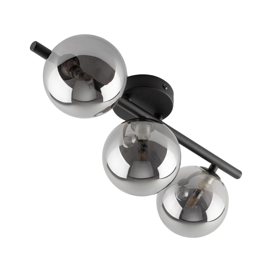 Estera taklampe 3-lys-Taklamper-TK Lighting-Røykfarget-TK-6855-Lightup.no