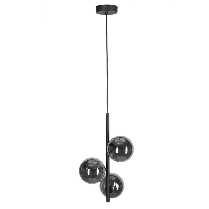 Estera takpendel 3-lys-Takpendler-TK Lighting-Røykfarget-TK-5767-Lightup.no
