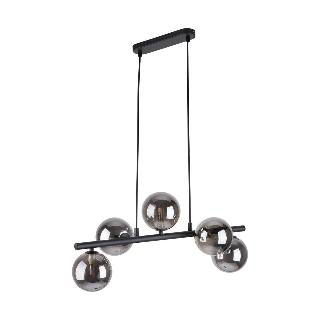 Estera takpendel 5-lys-Takpendler-TK Lighting-Røykfarget-TK-6707-Lightup.no