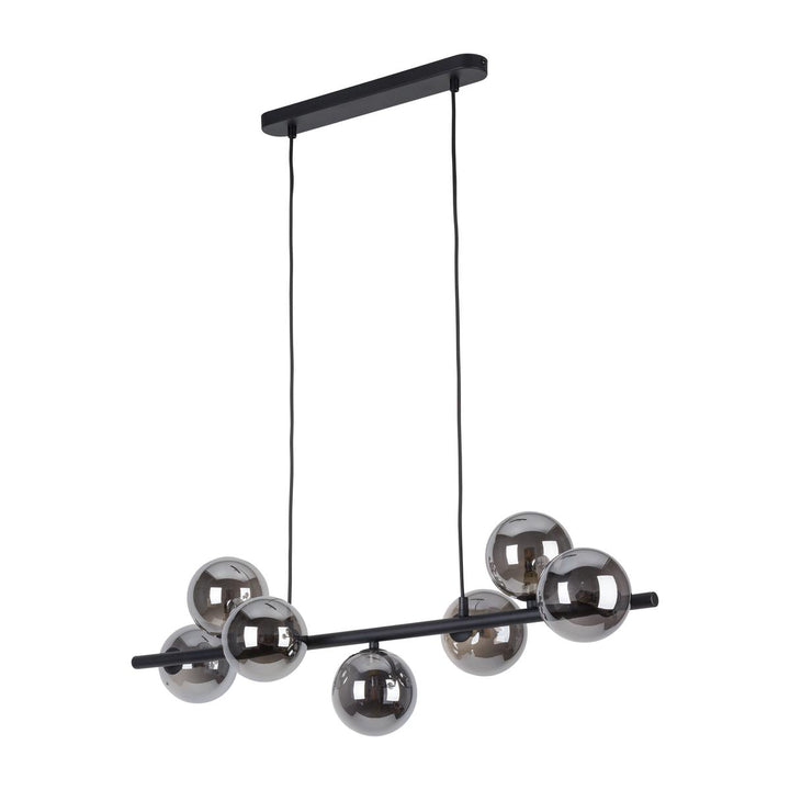 Estera takpendel 7-lys-Takpendler-TK Lighting-Røykfarget-TK-5666-Lightup.no