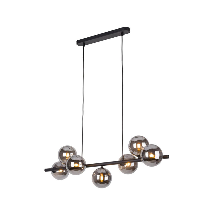Estera takpendel 7-lys-Takpendler-TK Lighting-Røykfarget-TK-5666-Lightup.no