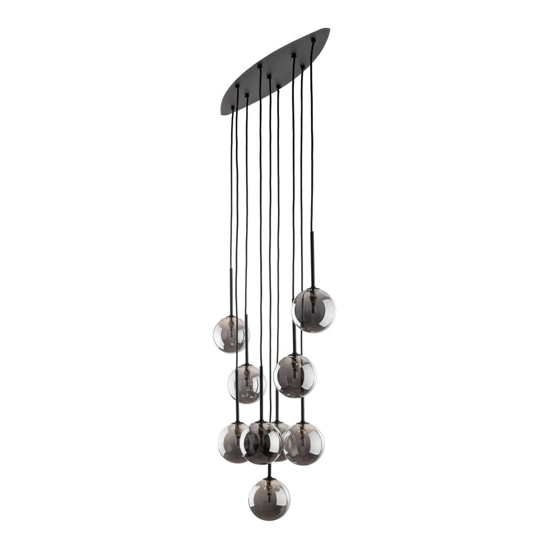 Estera takpendel 7-lys-Takpendler-TK Lighting-Røykfarget-TK-6148-Lightup.no