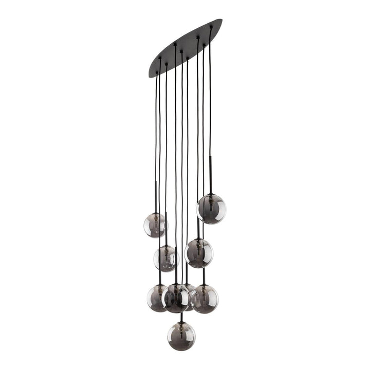 Estera takpendel 7-lys-Takpendler-TK Lighting-Røykfarget-TK-6148-Lightup.no