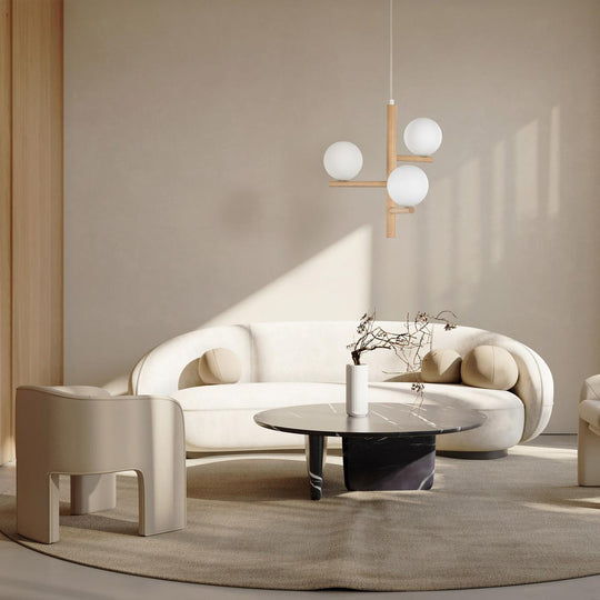 Estera wood takpendel 3-lys-Takpendler-TK Lighting-Natur / Opal-TK-6799-Lightup.no