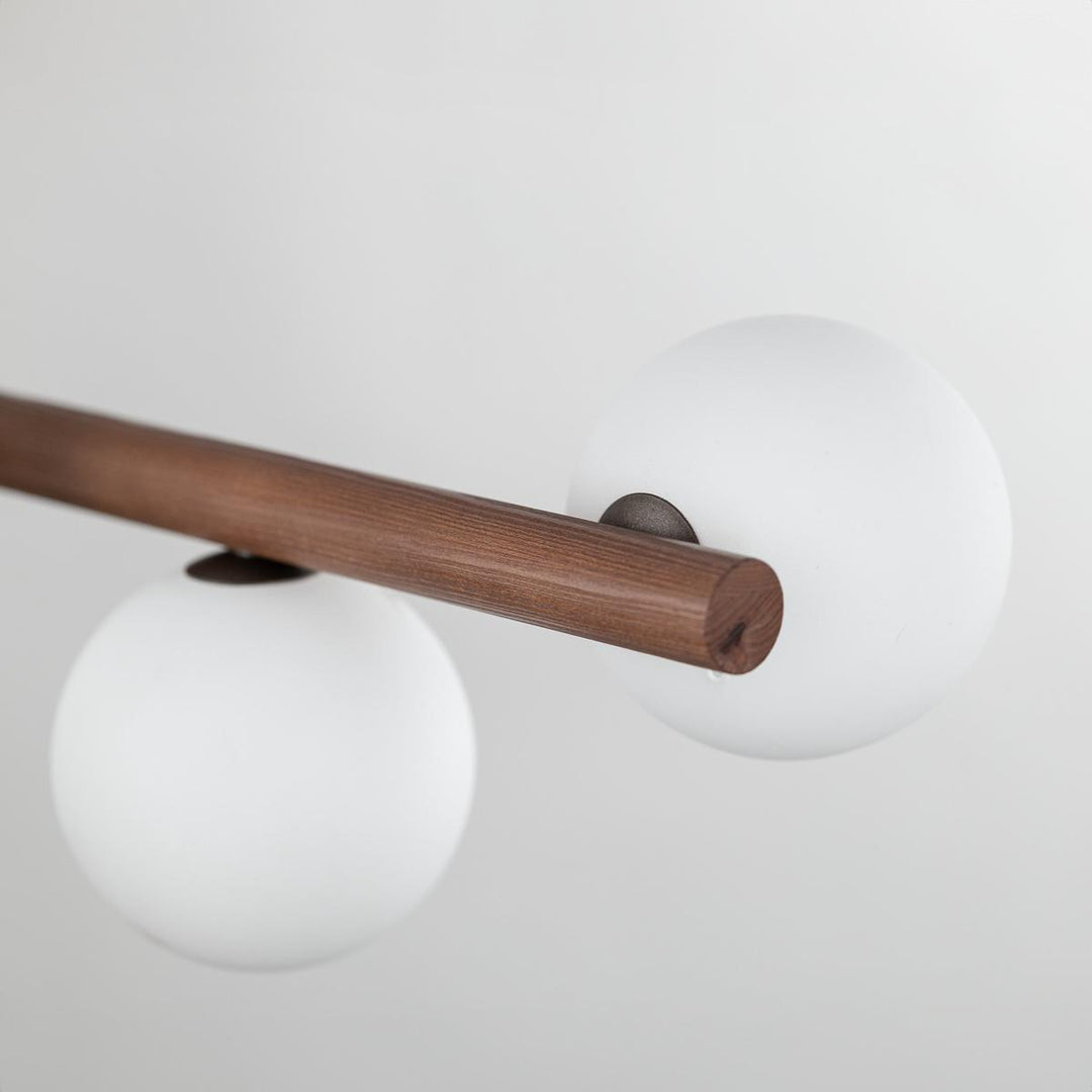 Estera wood takpendel 7-lys-Takpendler-TK Lighting-Natur / Opal-TK-5905-Lightup.no