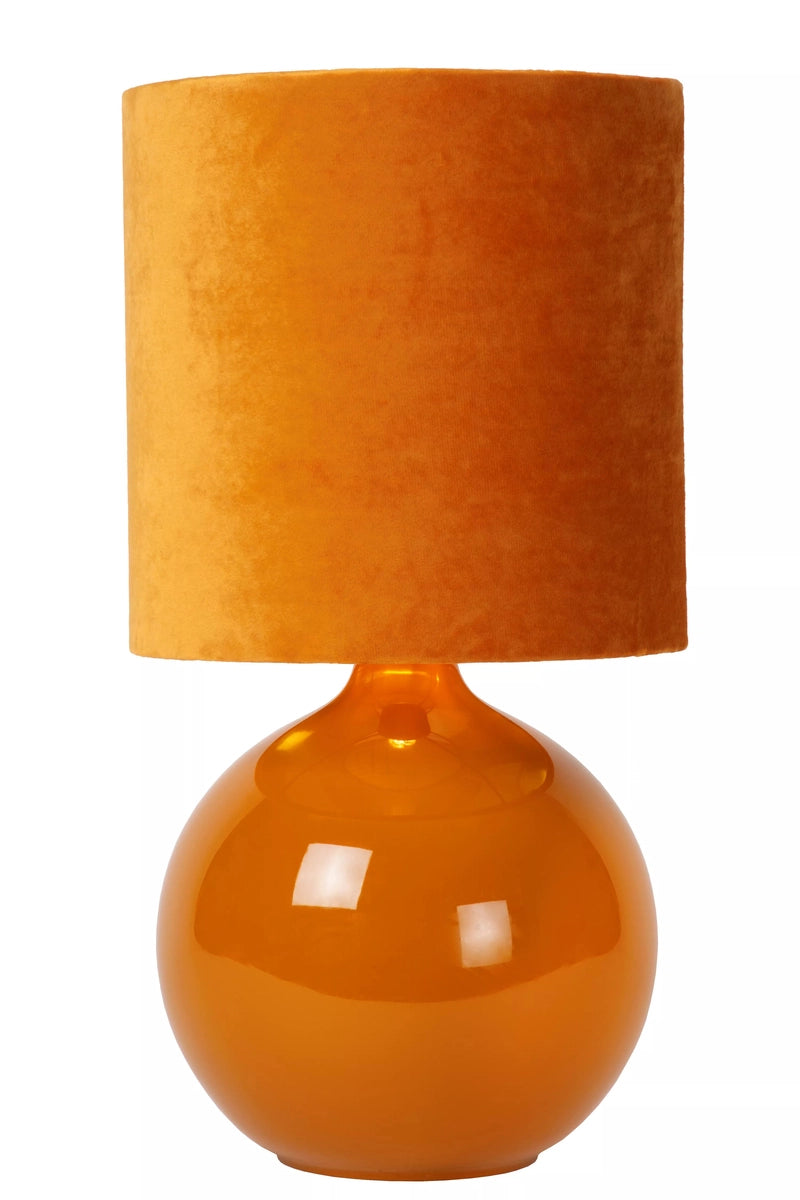 Esterad bordlampe - Ocher Gul-Gulvlamper-Lucide-LC10519/81/44-Lightup.no